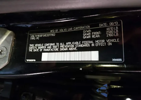 2014 Volvo S60 T5/T5 Platinum/T5 Premier/T5 Premier Plus from USA, damaged, VIN YV1612FSXE2277952